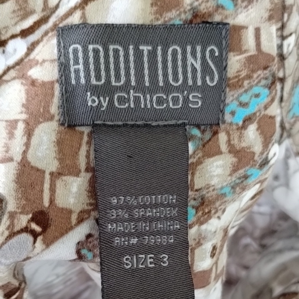 Chico's Abstract Patterned Shirt - Picture 2 of 6